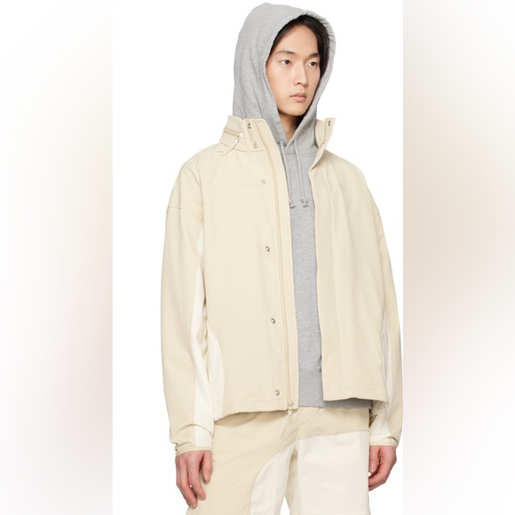 NWT Outdoor Voices Men’s RecTrek Zip-Up Jacket in Calcite/Milk Stone XXXL - Picture 3 of 16